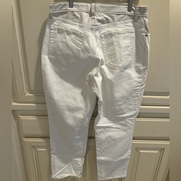 ♥︎A&F Mixed Fabric 90s The Slim Straight Ultra High Rise Curve Love 𝑺𝒊𝒛𝒆:33/16𝑹 - Picture 3 of 4